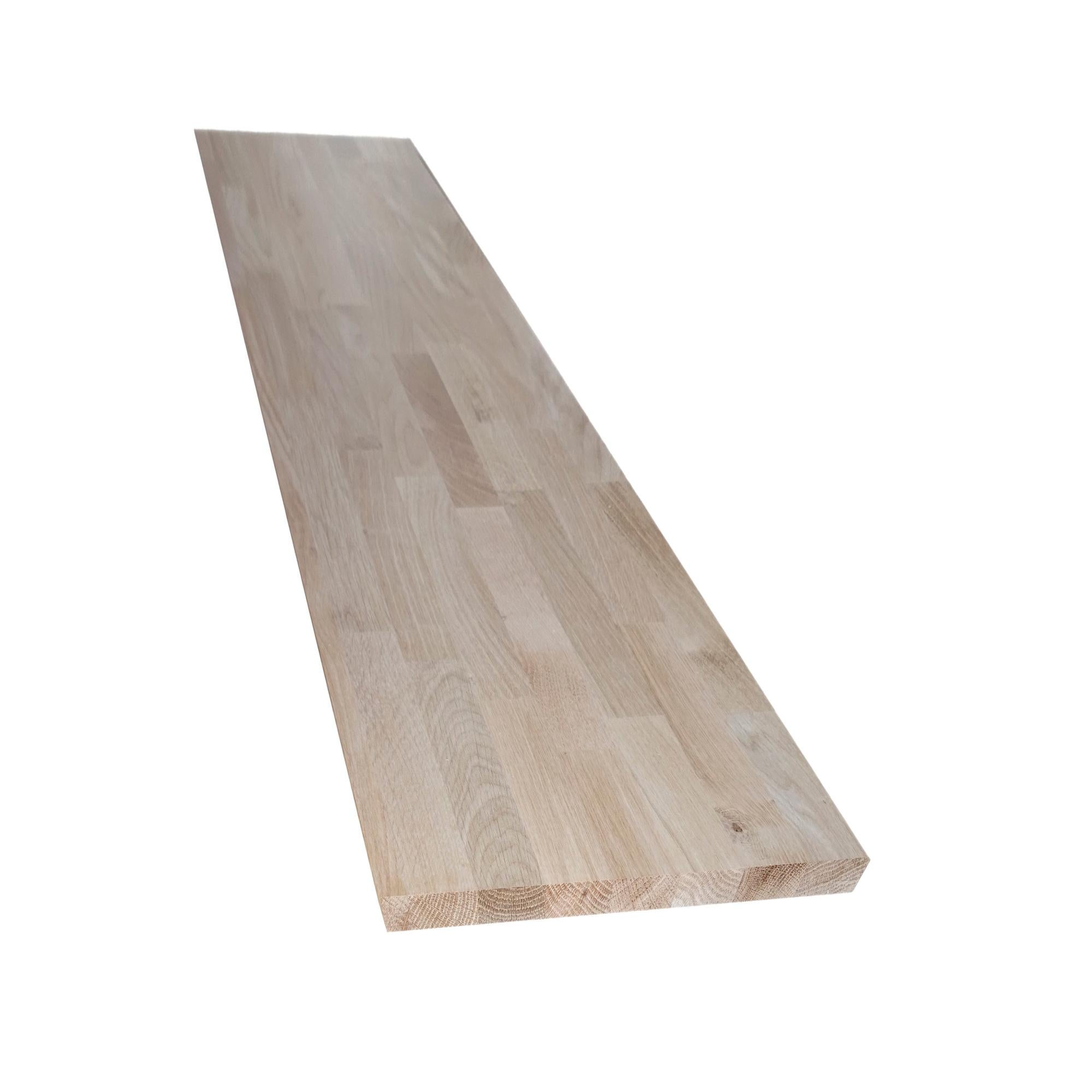 Tavola legno lamellare rovere 1° scelta 40 x 80 cm Sp 18 mm | Leroy Merlin