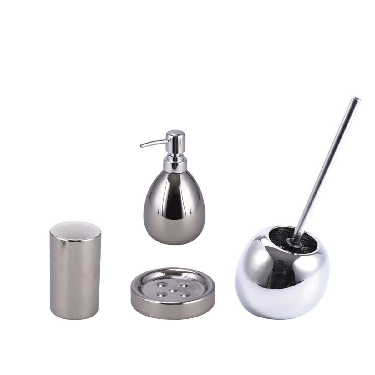 Set Di Accessori Da Bagno In Ceramica Color Bronzo Marrakesh - Wenko - Foto 3