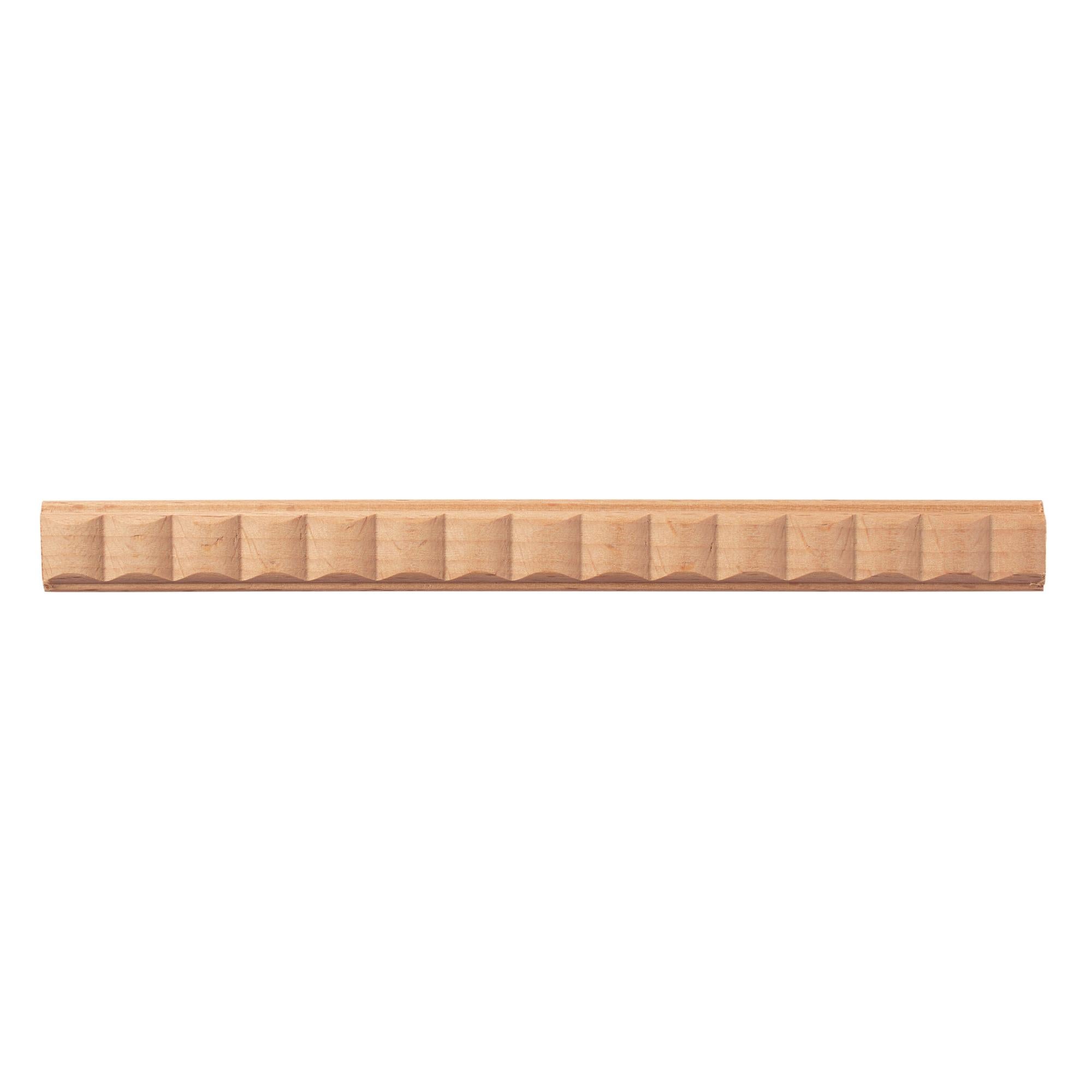 LaBlanc-Gancio da parete - 5 ganci - Legno naturale - 30 x 16 x 3,5 cm