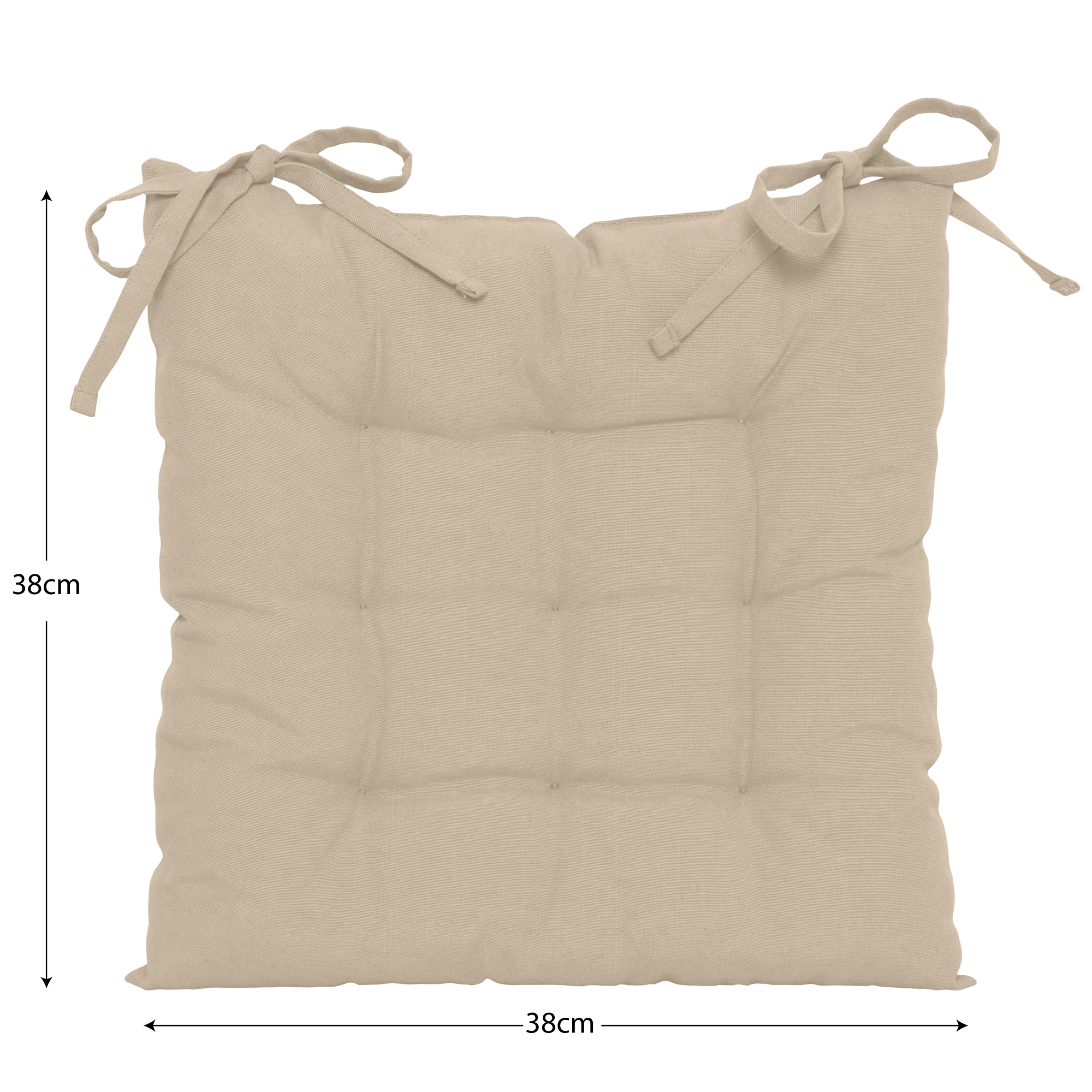 Cuscino per sedia - Dimensioni 38 x 38 cm - 100% poliestere