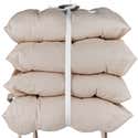 Cuscino Per Sedia Oxford In Raso Di Cotone – Lovely Casa Stof – 38x38x5 Cm – Colore Ecru