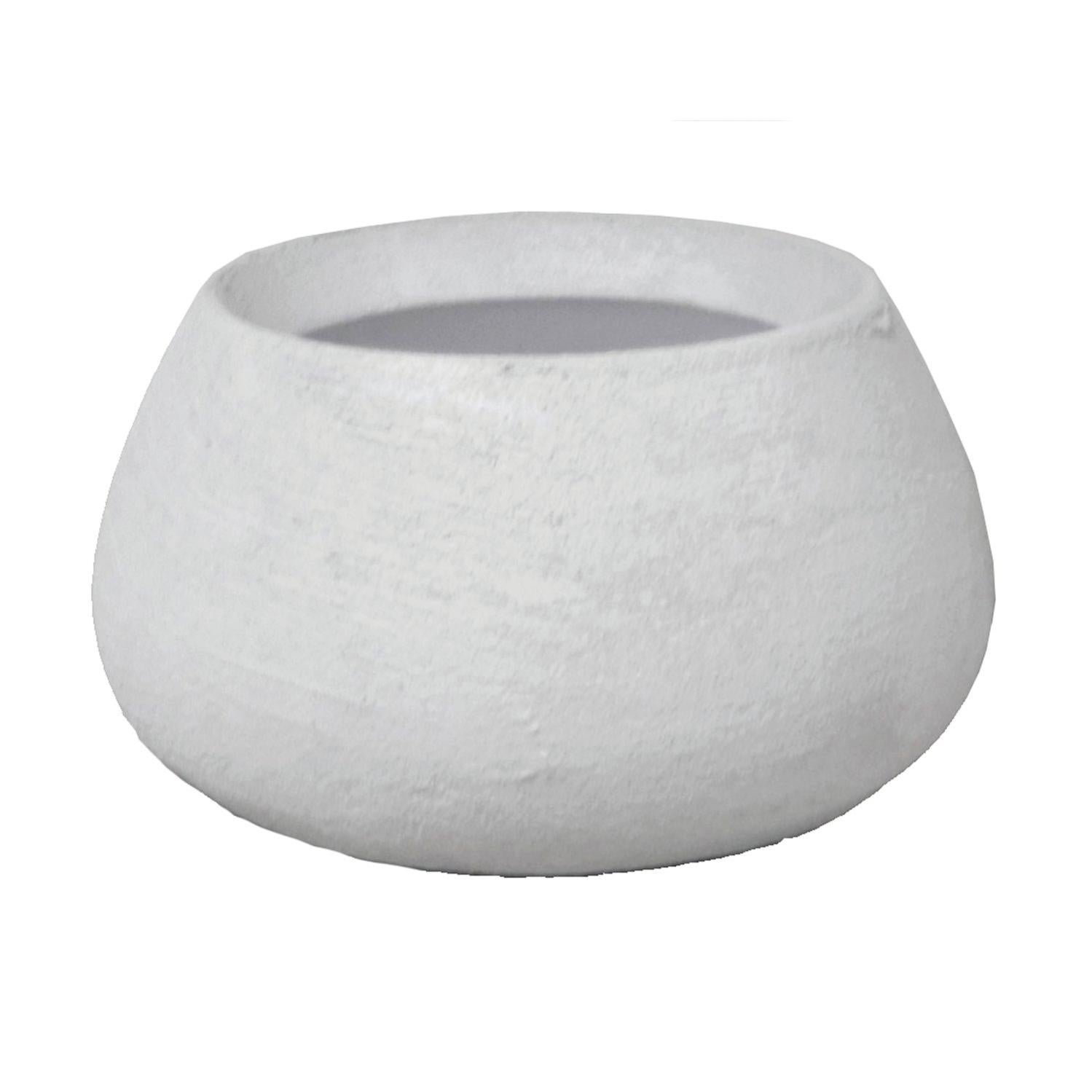 Cache-Pot Opale EDA - 12,5 Cm Blanc Ivoire Pour Orchidées