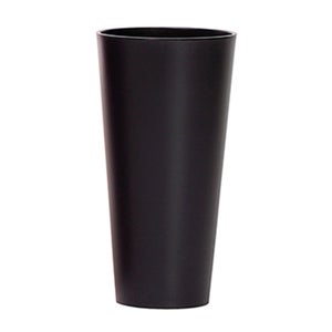 Vaso per piante e fiori Tubus PROSPERPLAST in polipropilene antracite H 57  cm Ø 30 cm