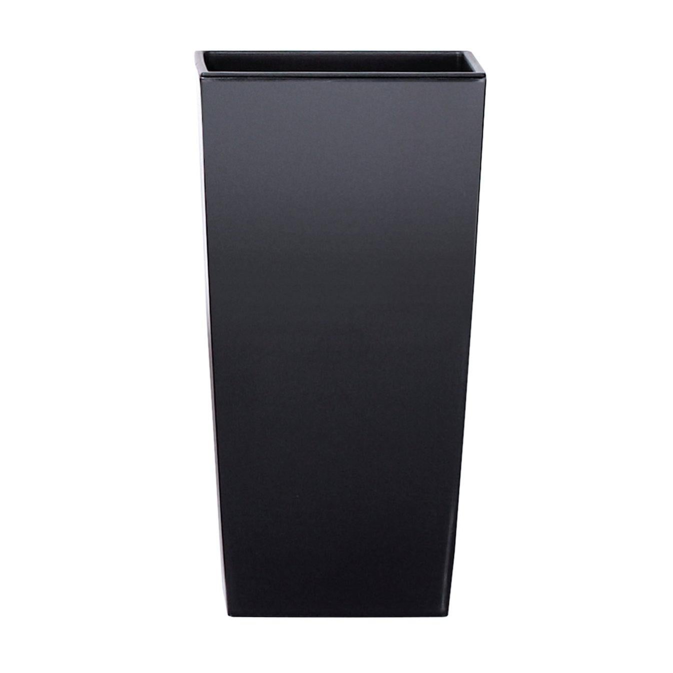 Vaso Per Piante E Fiori Rotterdam In Composito Nero H 70 Cm L 32 X P 32 - Foto 3
