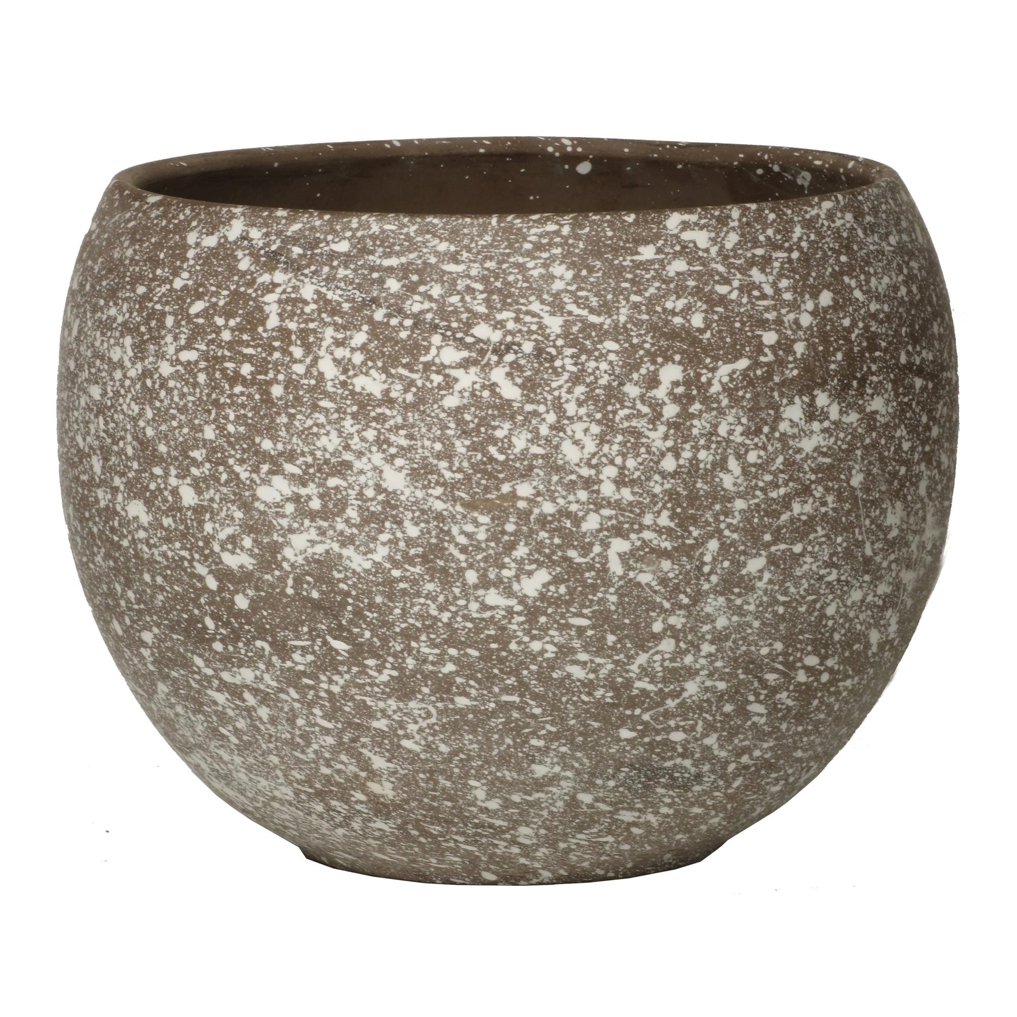 Vaso COUBI rotondo bordeaux 23cm