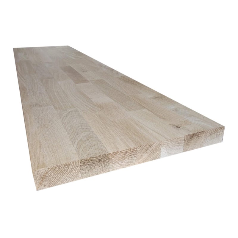 Tavola legno lamellare quercia 150 x 30 cm Sp 30 mm