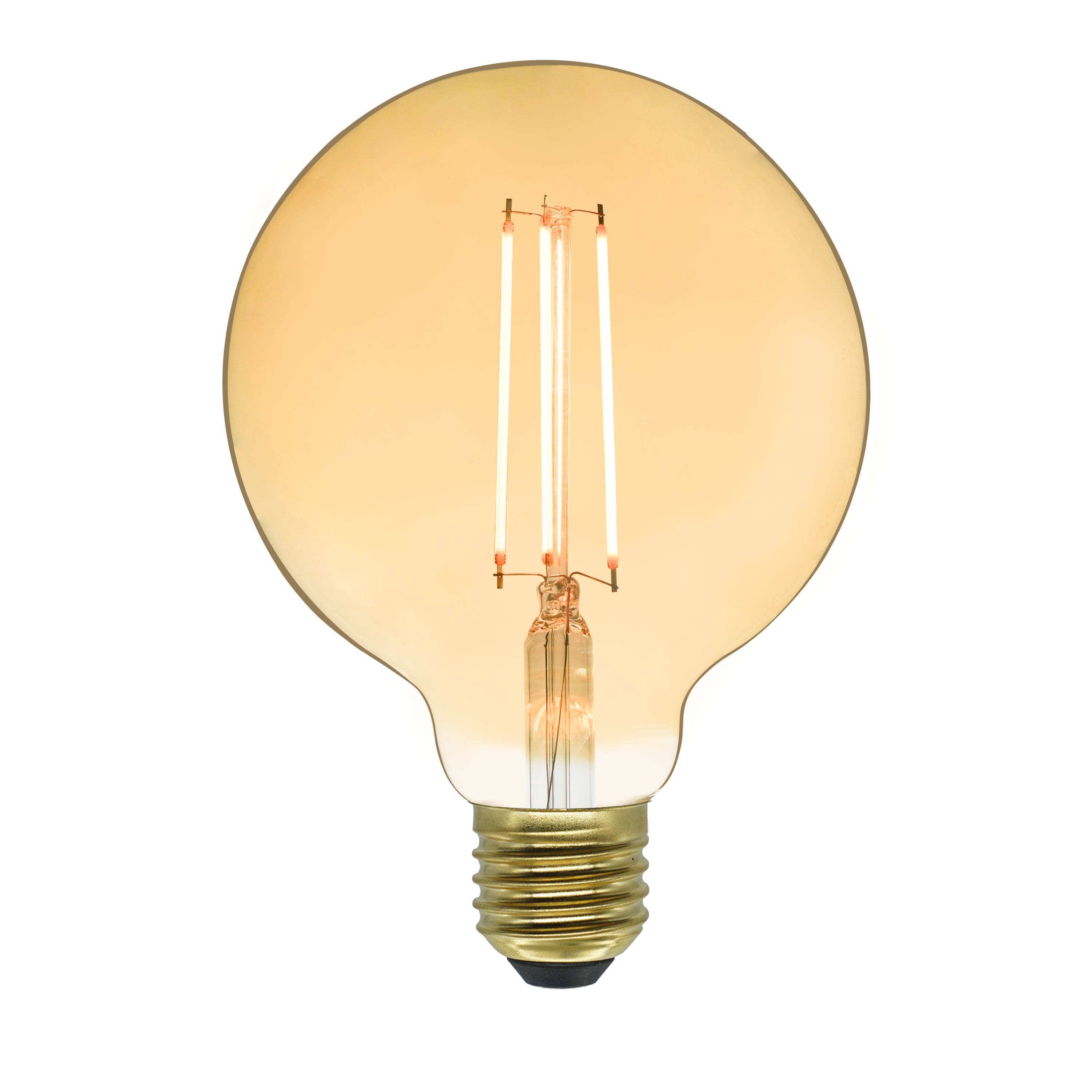 Lampadina LED, globo, ambrato, luce calda, 60W=806LM (equiv 60 W), 330° ,  LEXMAN