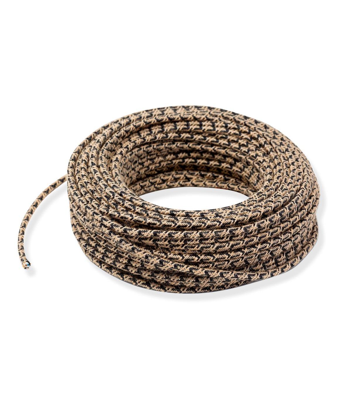 Creative Cables - Cablaggio Per Lampada, Cavo RL22 Effetto Seta Glitterato Rame 1 80 M Scegli Colore Dell Interuttore E Della Spina Nero 86740135 - Foto 11