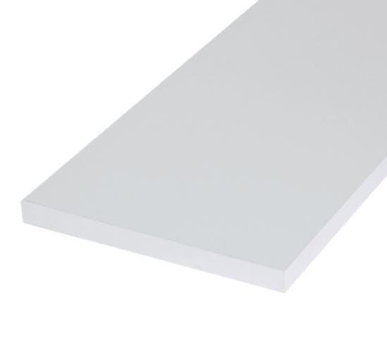 Ripiano Melaminico Bianco 40x20cm - Spessore 18mm, Per Mensole E Mobili, 1 Pezzo - Foto 1