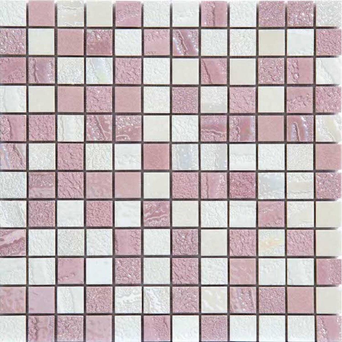 Mosaico Rosa Mosaico ceramica rosa sp. 9.5 mm. | Leroy Merlin