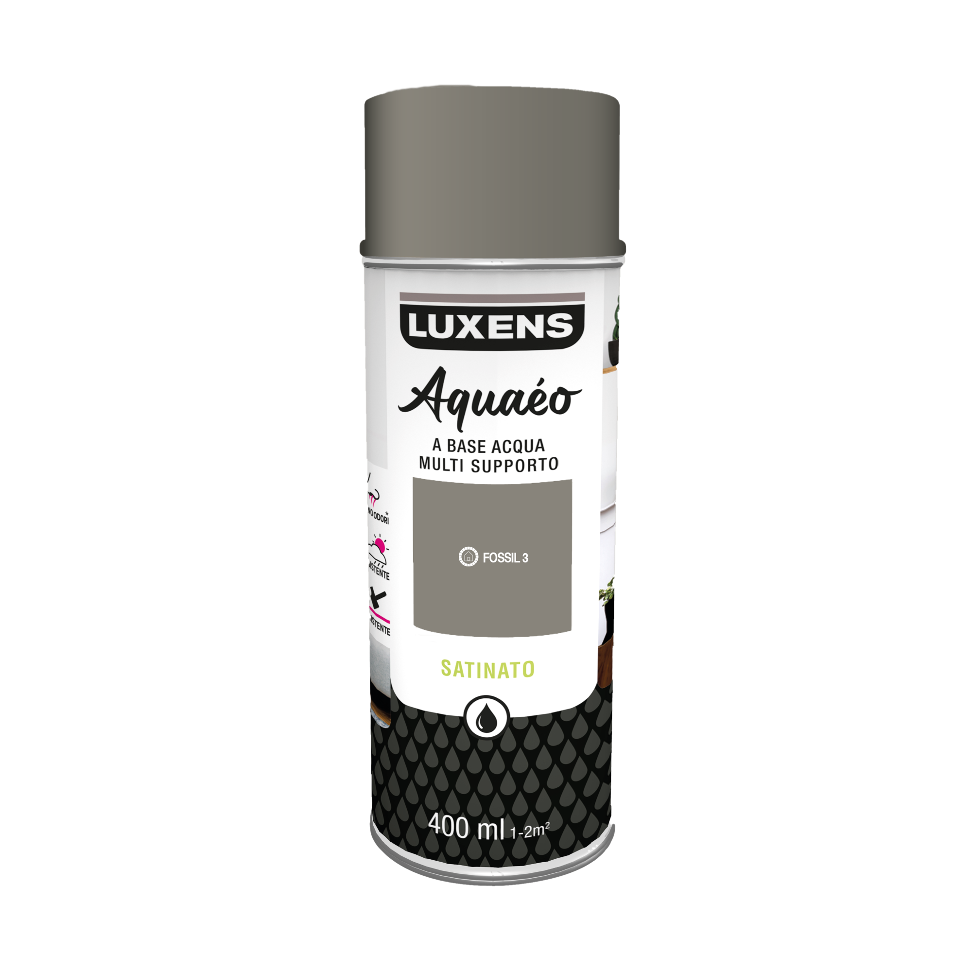 Spray émail Argent Felton 200 Ml - Vernis Brillant Pour Intérieur