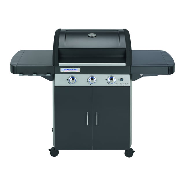 Carrello Tavolino Barbecue Tavolo con Ruote Inox Grafite Bbq Acciaio da  Esterno