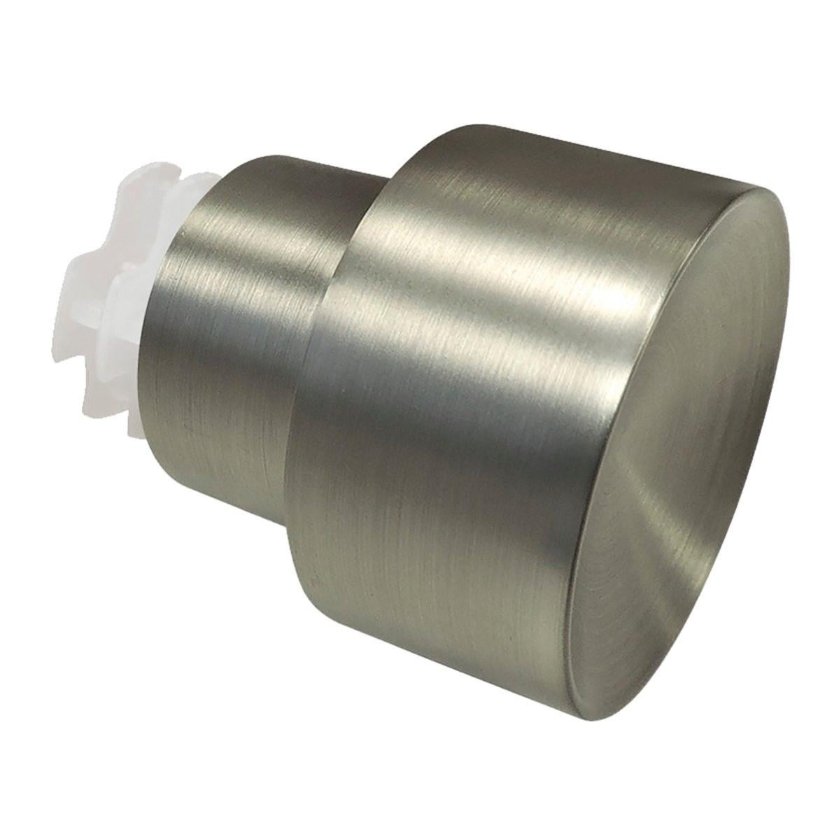 Finale Per Bastone Nara EASY FIX Cilindro In Ferro Nickel 25 Mm - Foto 3