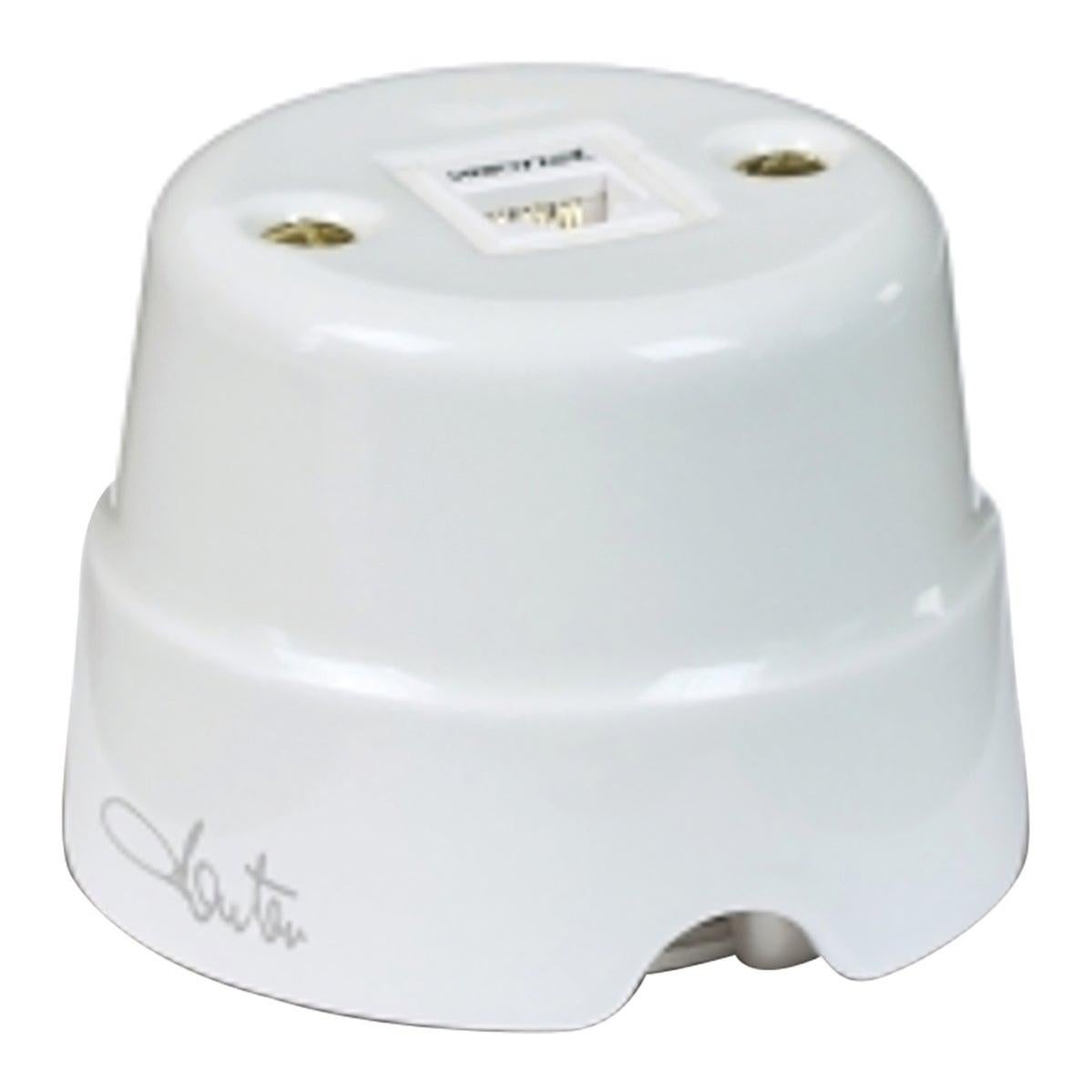 Debflex 746810 - Presa RJ45 Bianca A Muro, Blok, Connettore Ethernet - 2