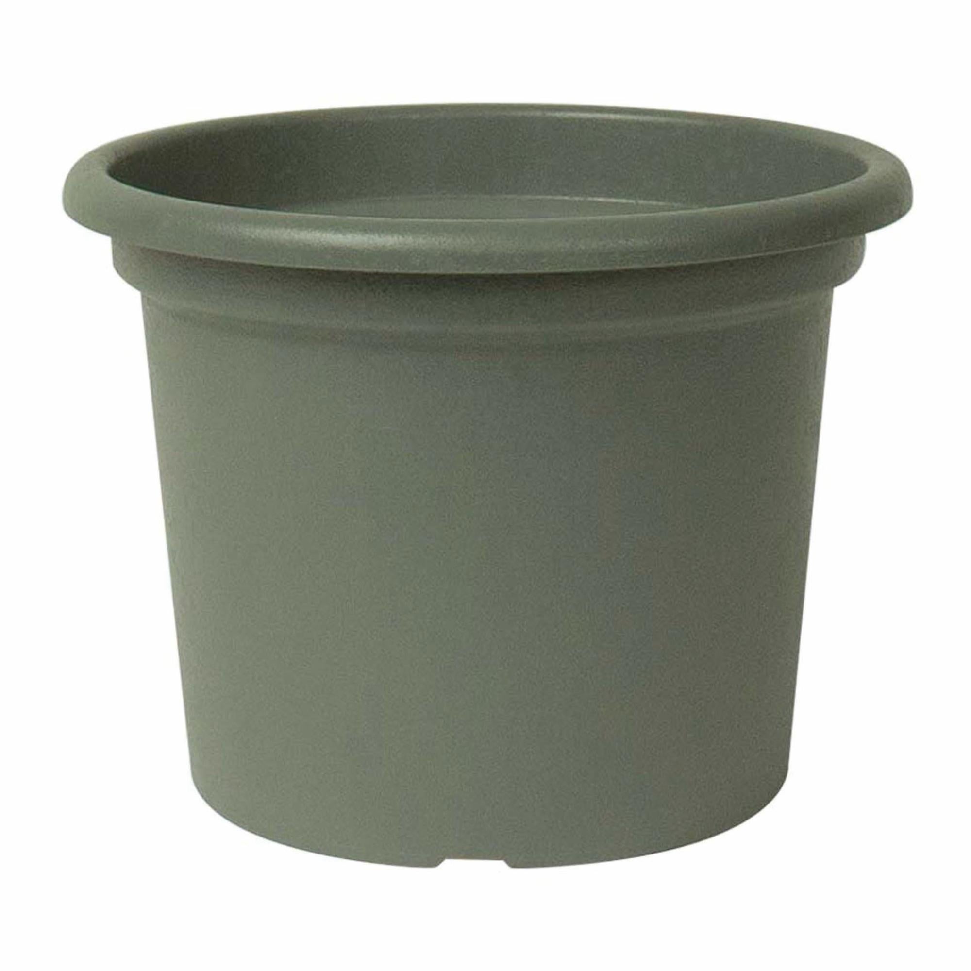 Geli Vaso Per Piante Rotondo In Plastica: Fioriera Standard Con Fori Di Drenaggio, Colore Bianco, Diametro 8 Cm, In Polipropilene