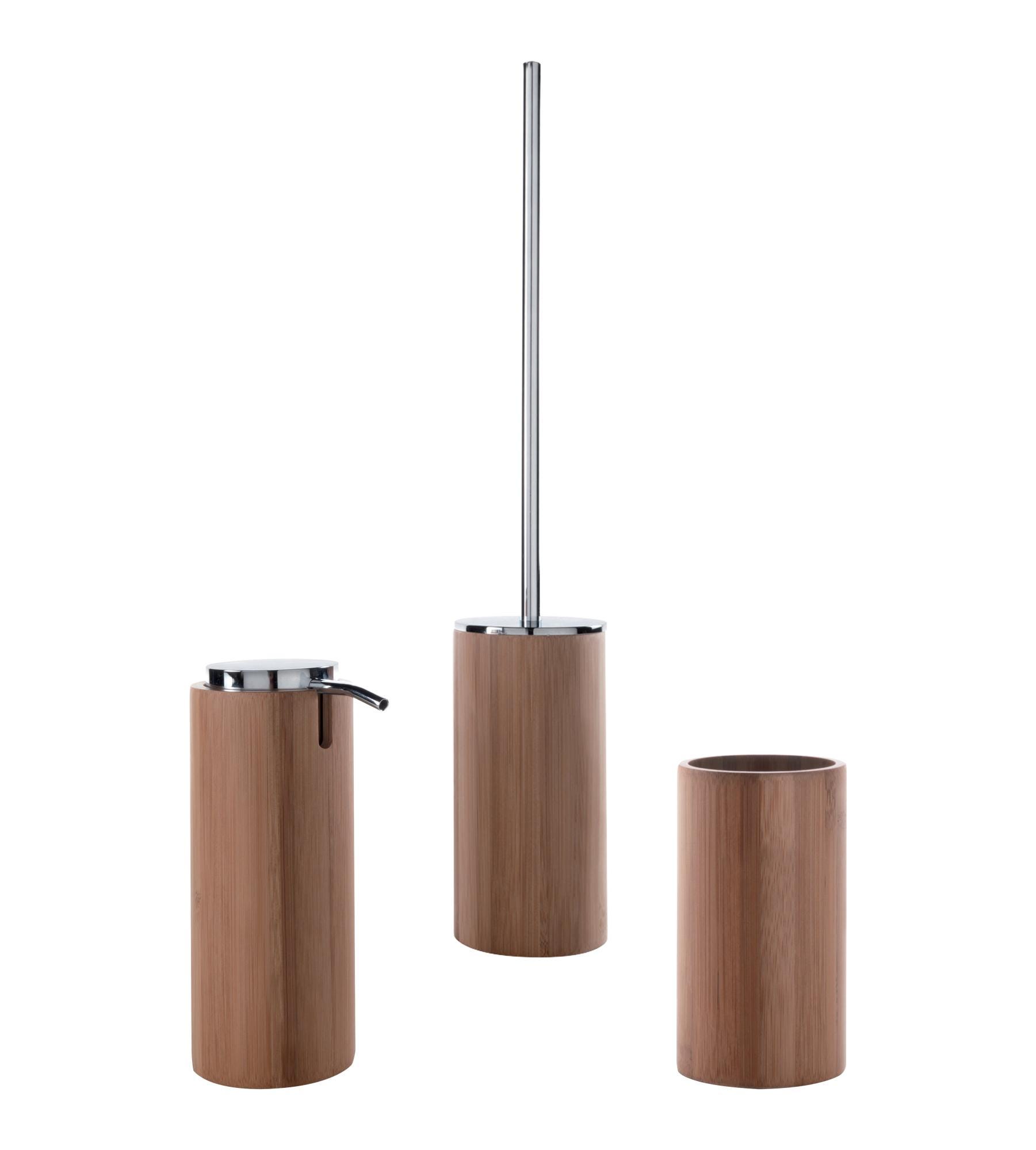 Set di accessori da bagno GEDY in bambù legno