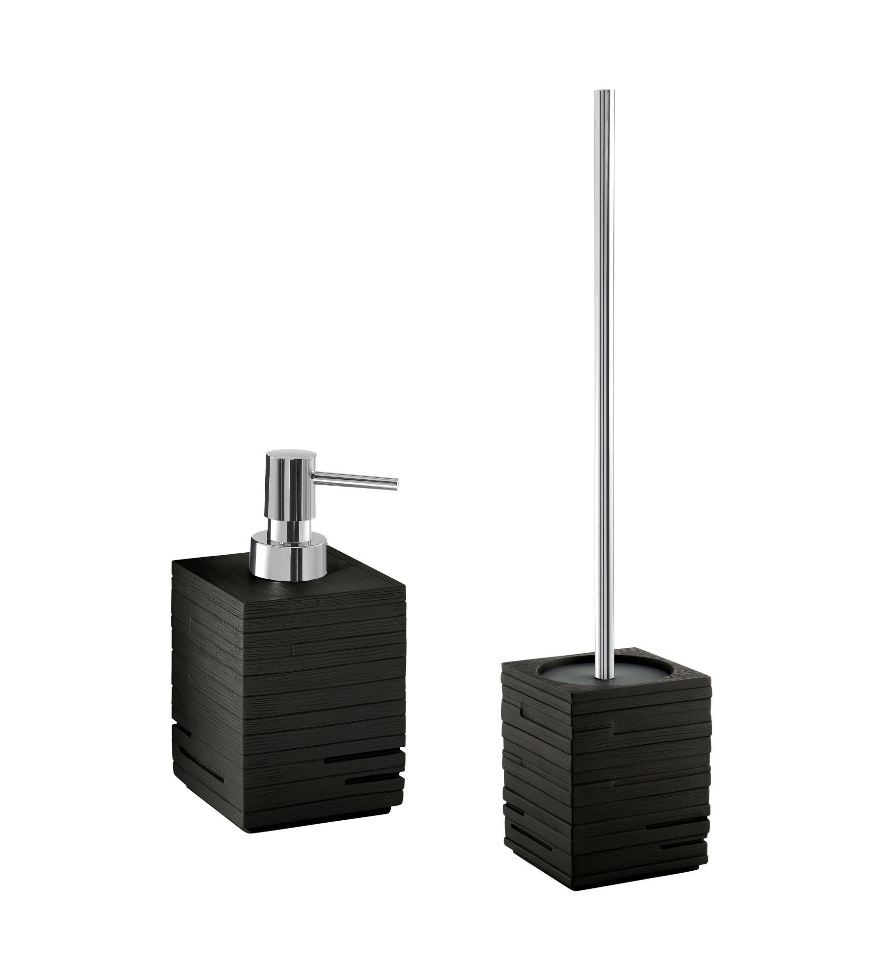 WENKO Set da Toilette Marola Grigio - Grigio Chiaro