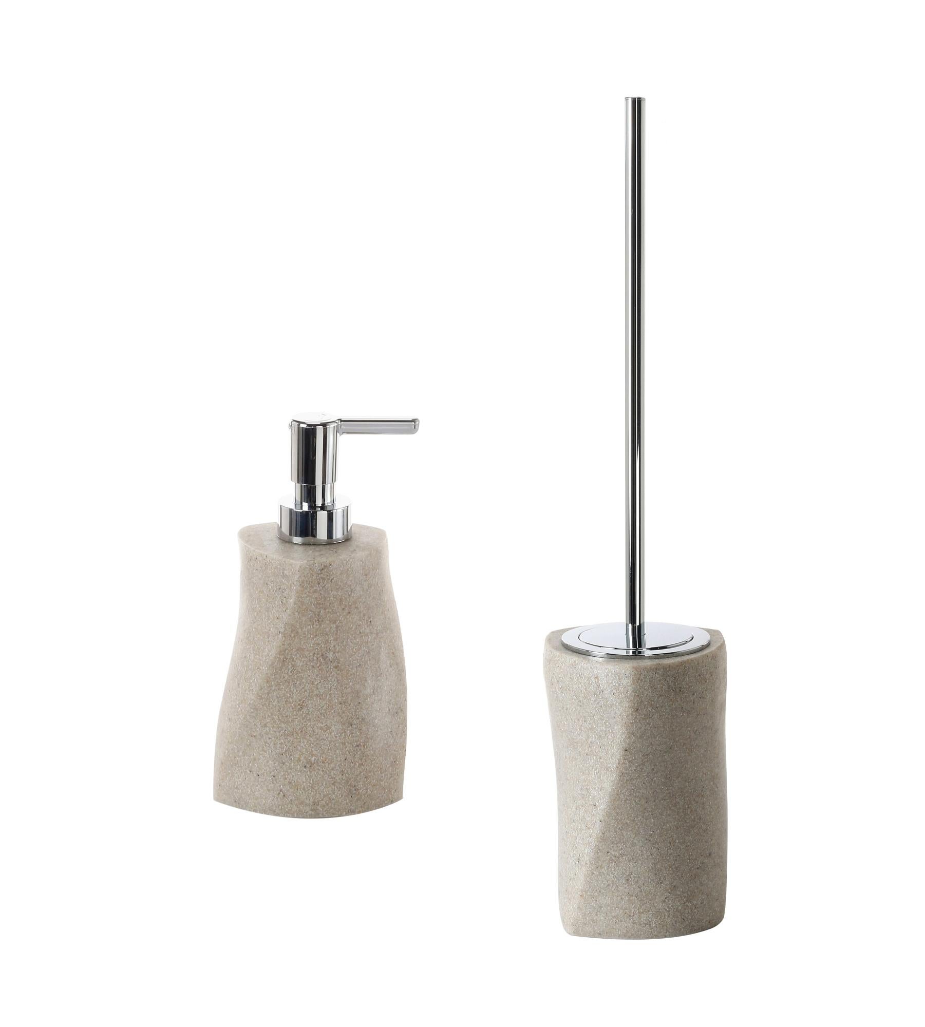 Set 5 Pezzi Accessori Bagno Nero In Acciaio Inox SUS304 - Porta Salviette 60cm, Porta Carta Con Mensola, Anello E Ganci - 4