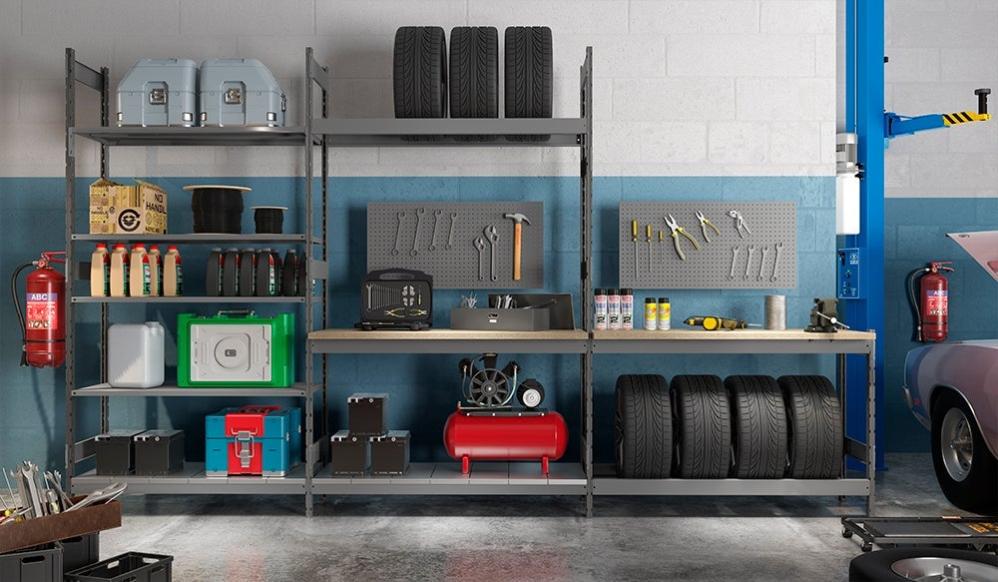 Scaffale Metallico Modulare SteelSmart Con 5 Ripiani - 180x30x70 Cm, Portata 200 Kg - Foto 4