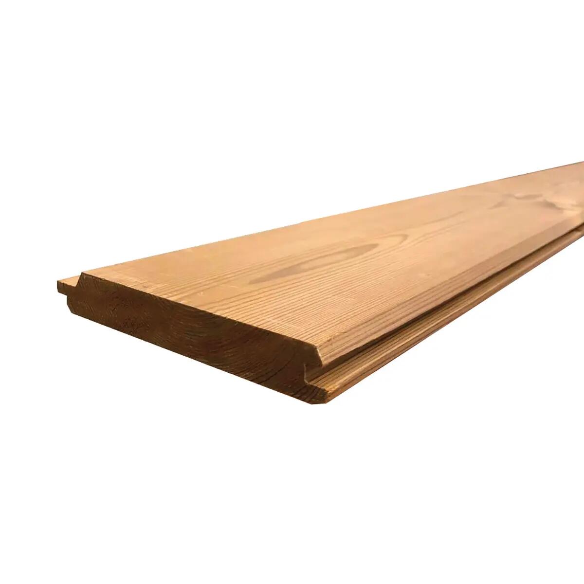 Pannello componibile THERMOWOOD marrone in legno H 14.5 x L 168 cm