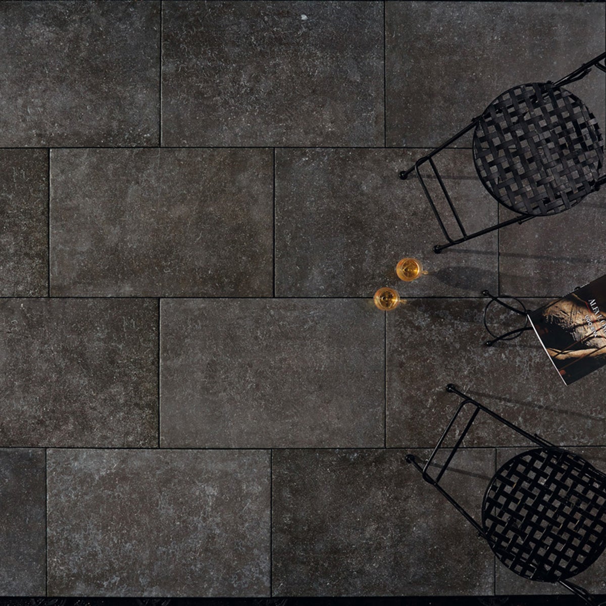 Lastra Duomo Bluestone In Pietra Nero 90 X 60 Cm, Spessore 20 Mm ...