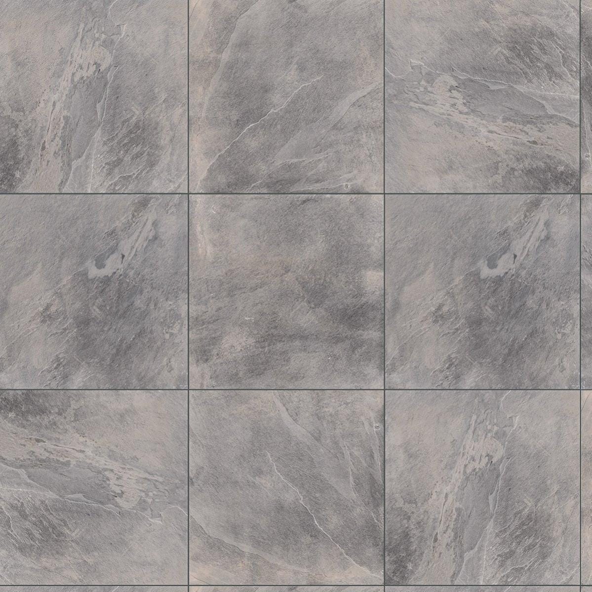 Lastra Slate Grey in pietra grigio 60 x 60 cm, spessore 30 mm | Leroy ...