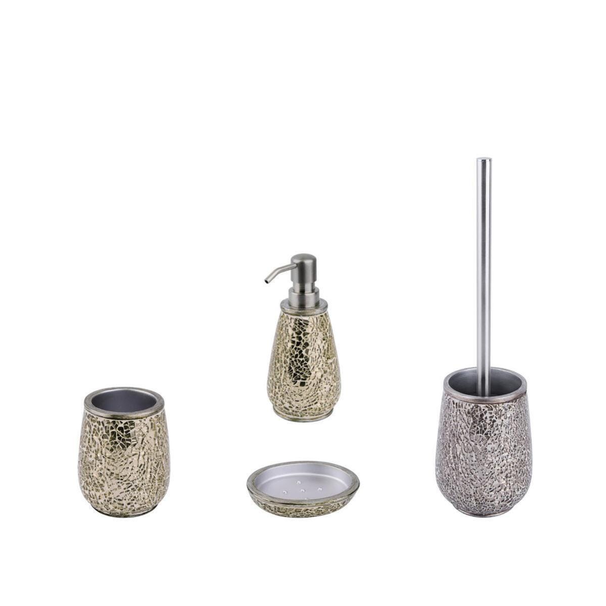 Set di accessori da bagno SENSEA in ceramica oro