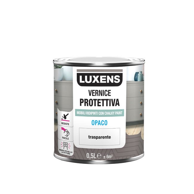 Vernice protettiva LUXENS 0.5 L trasparente opaco | Leroy Merlin