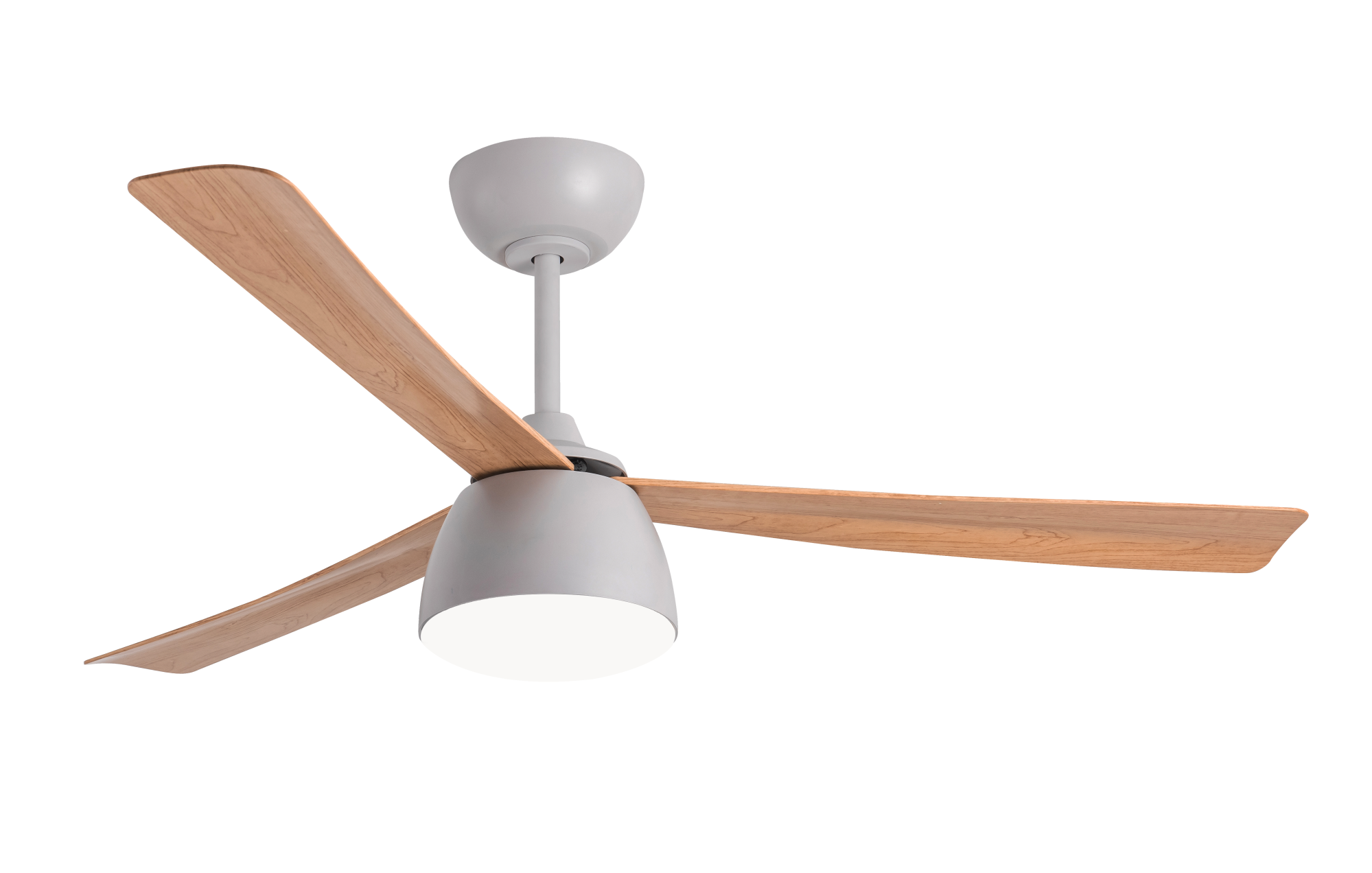 Ventilatore A Soffitto In Bambù Retrò Con Luce E Telecomando - 50cm, 6 Velocità, Reversibile