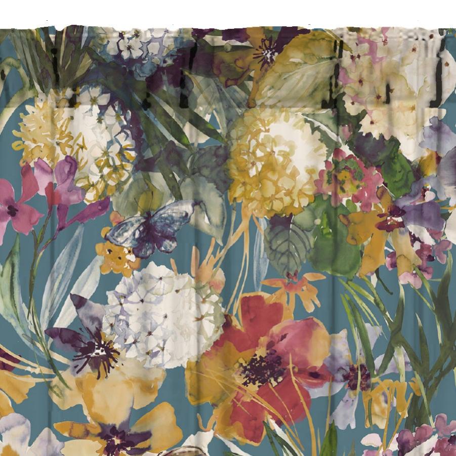 Tende oscuranti con ganci 2 pz Antracite 140x245 cm