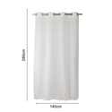 Linea Oro Tenda per Interni Finestra Balcone con Occhielli, Pannello Trasparente per Soggiorno e Camera da Letto, Modello Polignano Bianco 140x280 cm Linea Oro Tenda per Interni Finestra Balcone con Occhielli, Pannello Trasparente per Soggiorno e Camera da Letto, Modello Polignano Bianco 140x280 cm