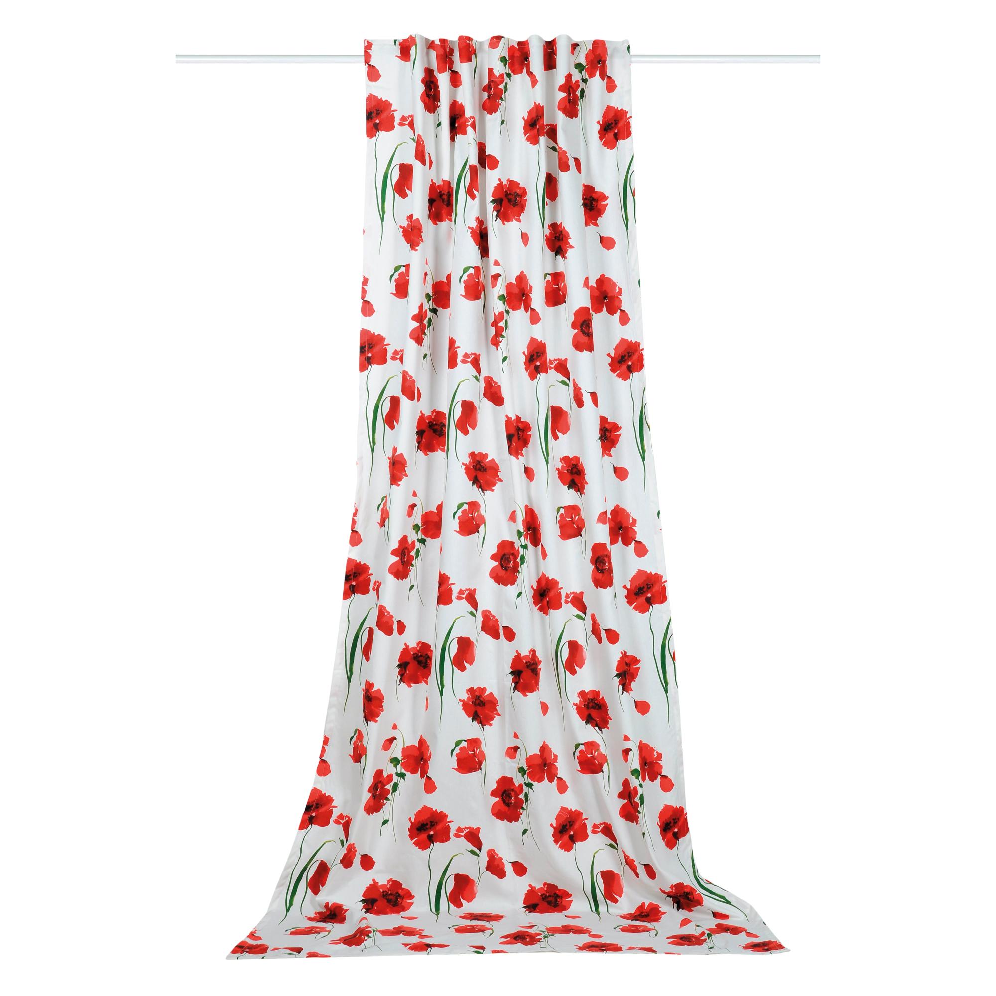 Tenda filtrante INSPIRE Soho bianco fettuccia con passanti nascosti 135x280 cm | Leroy Merlin