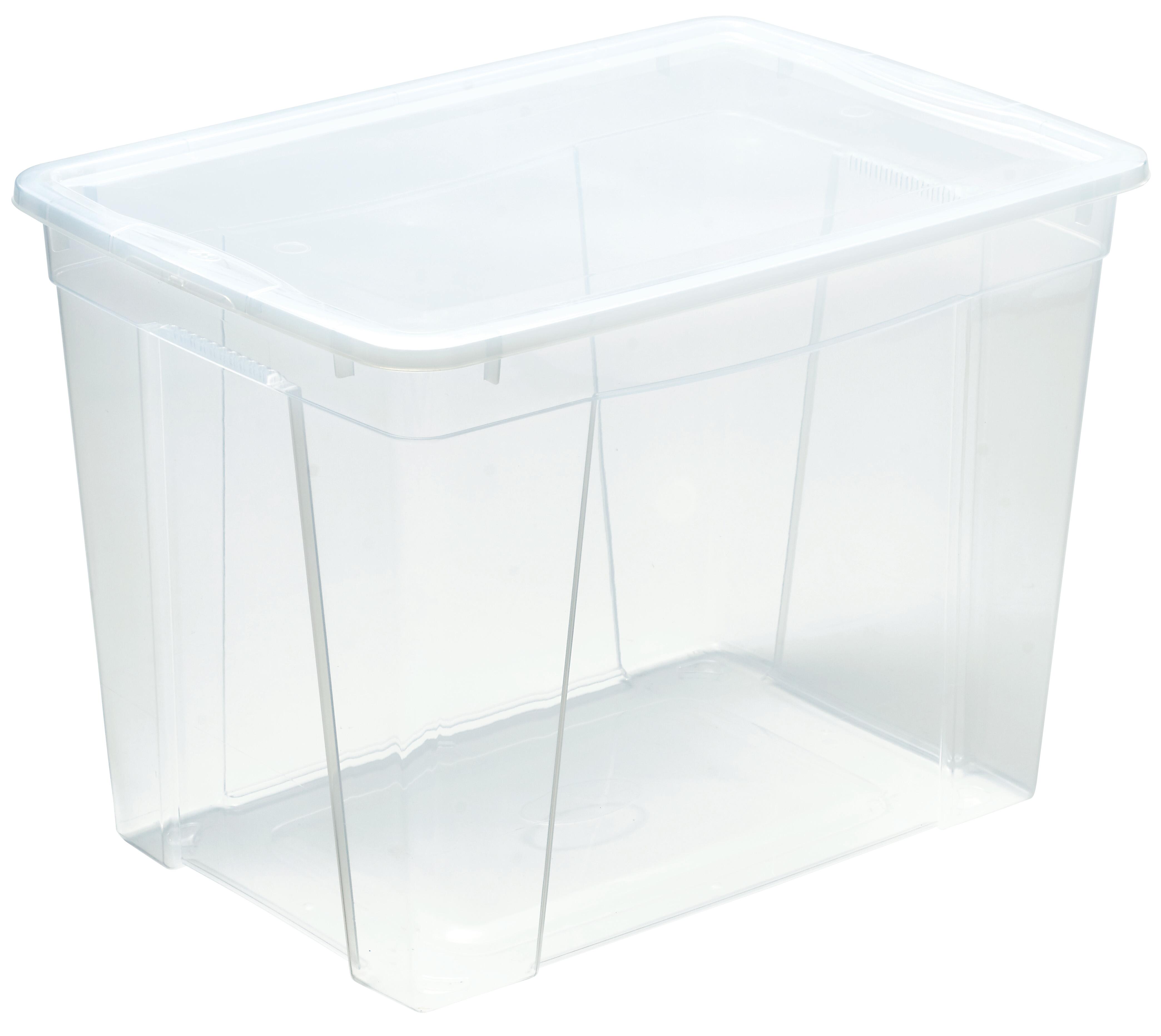 Set di 2 pezzi, Scatola Kbox 8 L 56 x H 41 x P 39.5 cm Trasparente