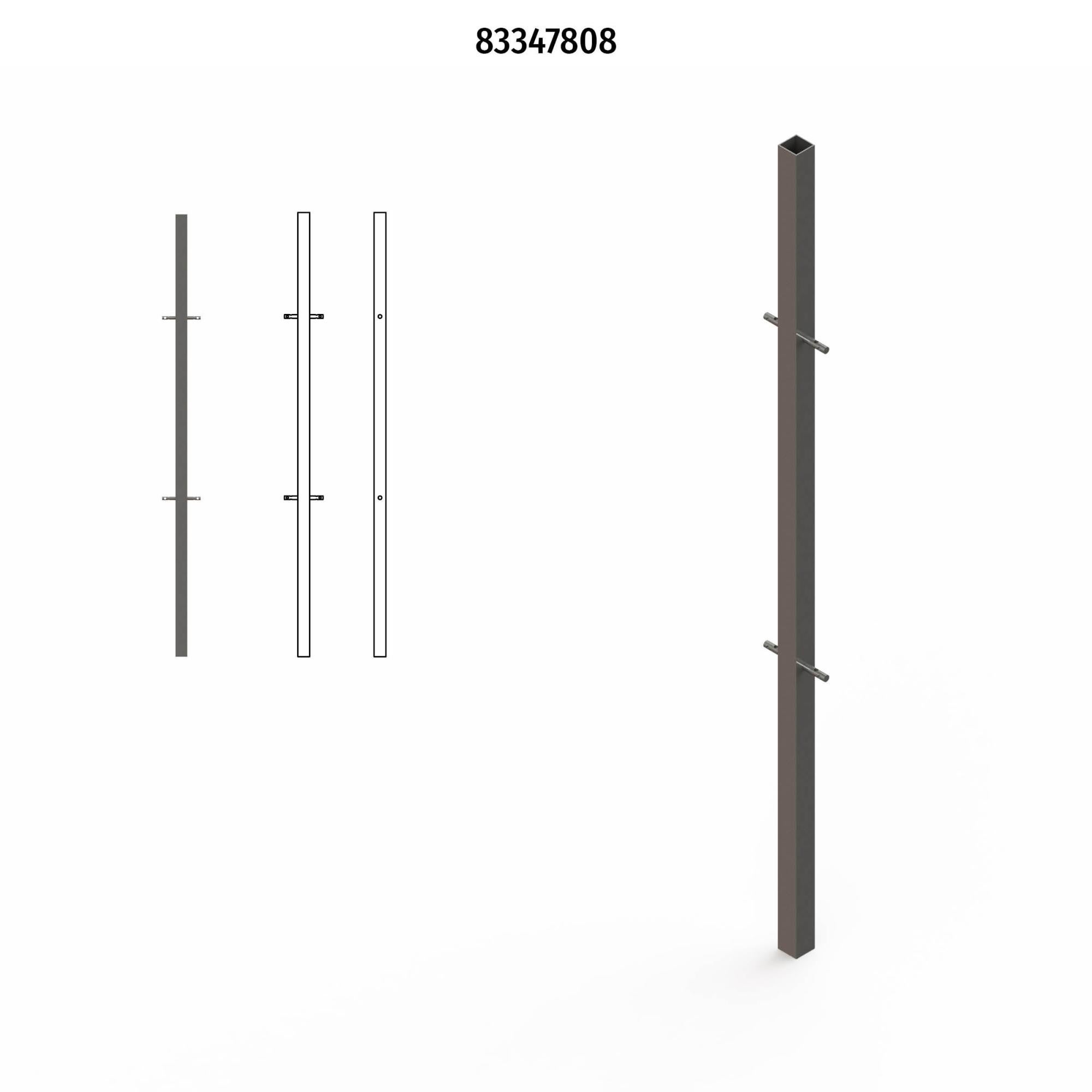 Well Home Appendiabiti Con 4 Ripiani: Struttura In Ferro Nero, H.155 Cm, 8 Ganci Inclusi. Soluzione Salvaspazio
