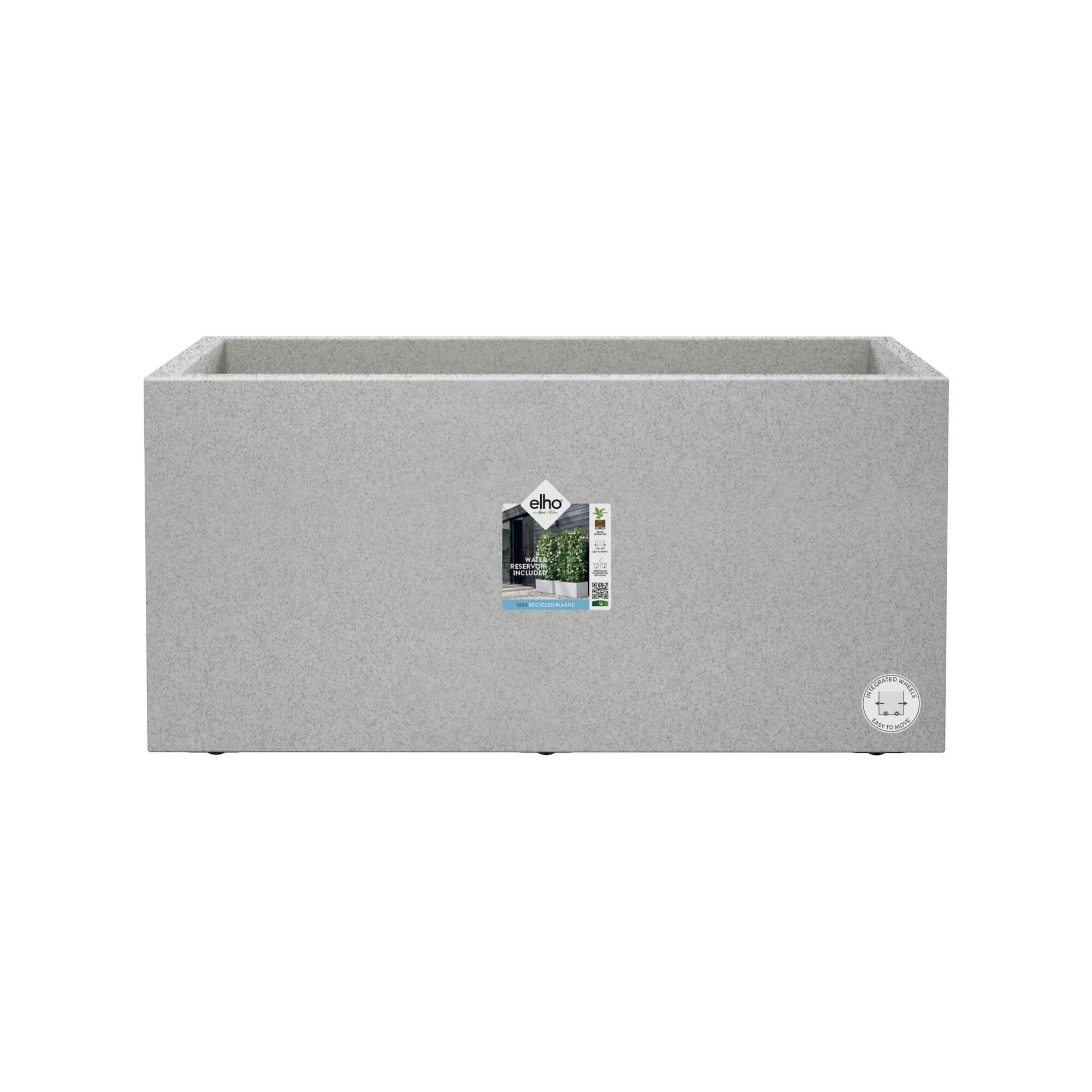Fioriera Quadra In Polipropilene 35x35x33 Cm Con Sottovaso Incluso