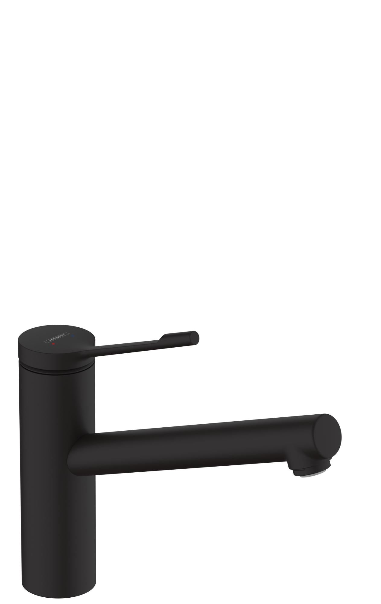 Miscelatore da cucina canna basso Zesis Lean nero, HANSGROHE | Leroy Merlin