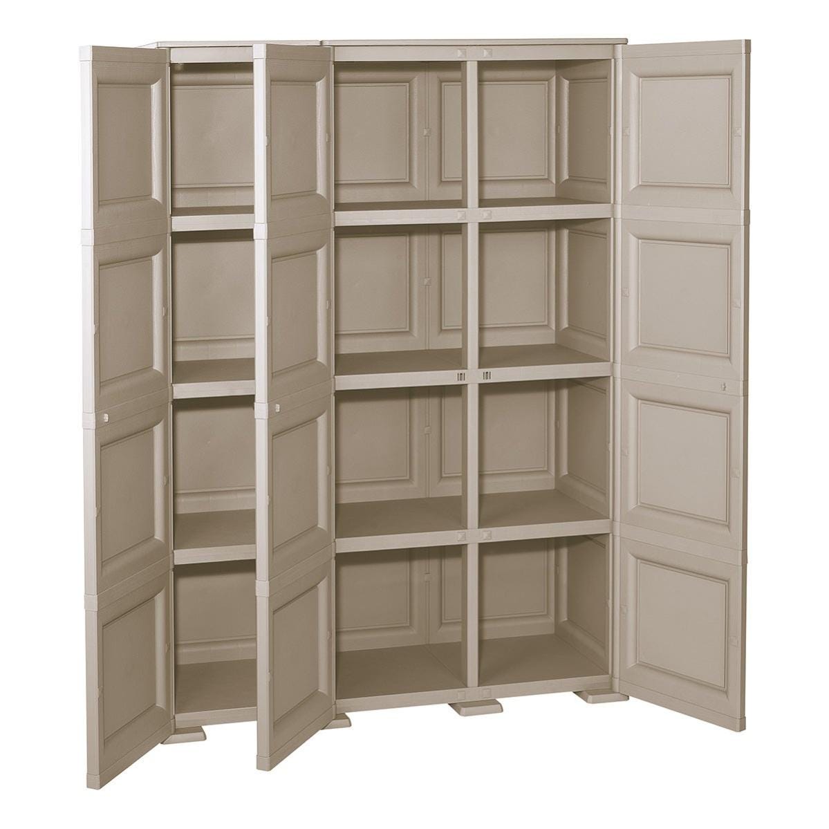 Tontarelli S.p.A. Multiuso OMNIMODUS 2 Ante, 3 Moduli Mobile Contenitore, Angora, 79x47x125 cm Tontarelli S.p.A. Multiuso OMNIMODUS 2 Ante, 3 Moduli Mobile Contenitore, Angora, 79x47x125 cm