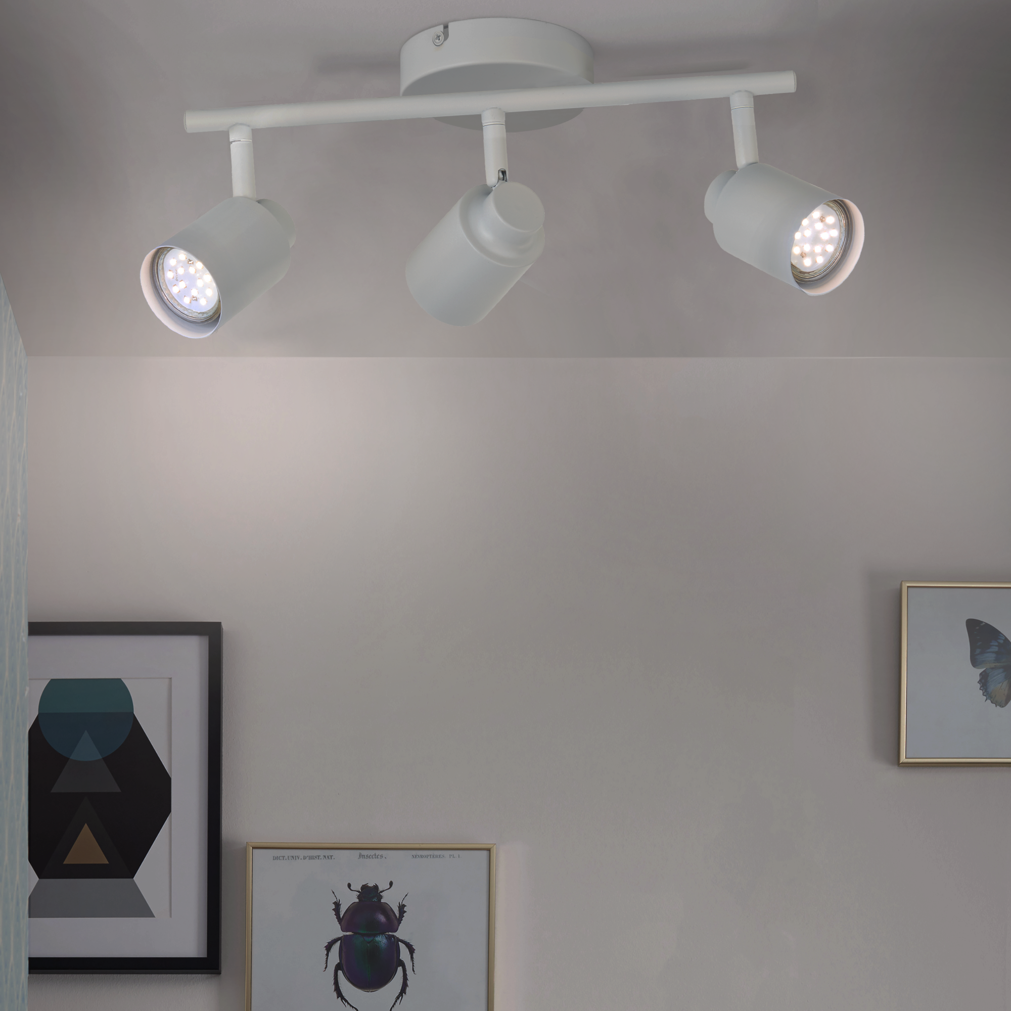 Applique Da Parete MAZZOLA - 2 Faretti Orientabili, Design Moderno - Foto 8