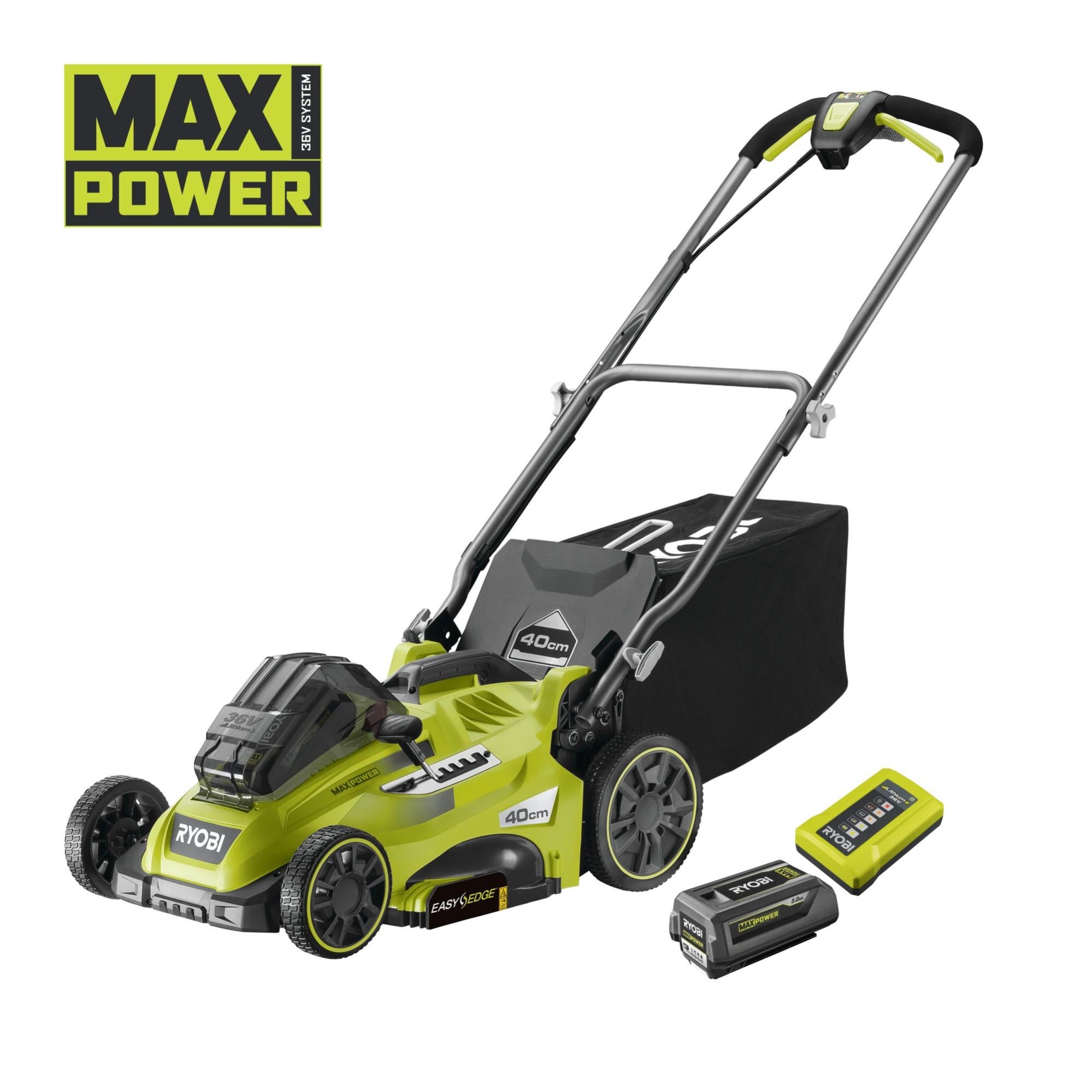Elettrosega da 36V MAX POWER Brushless 30cm con impugnatura superiore (1x 4.0Ah) | RYOBI | RY36THCSX30A-140