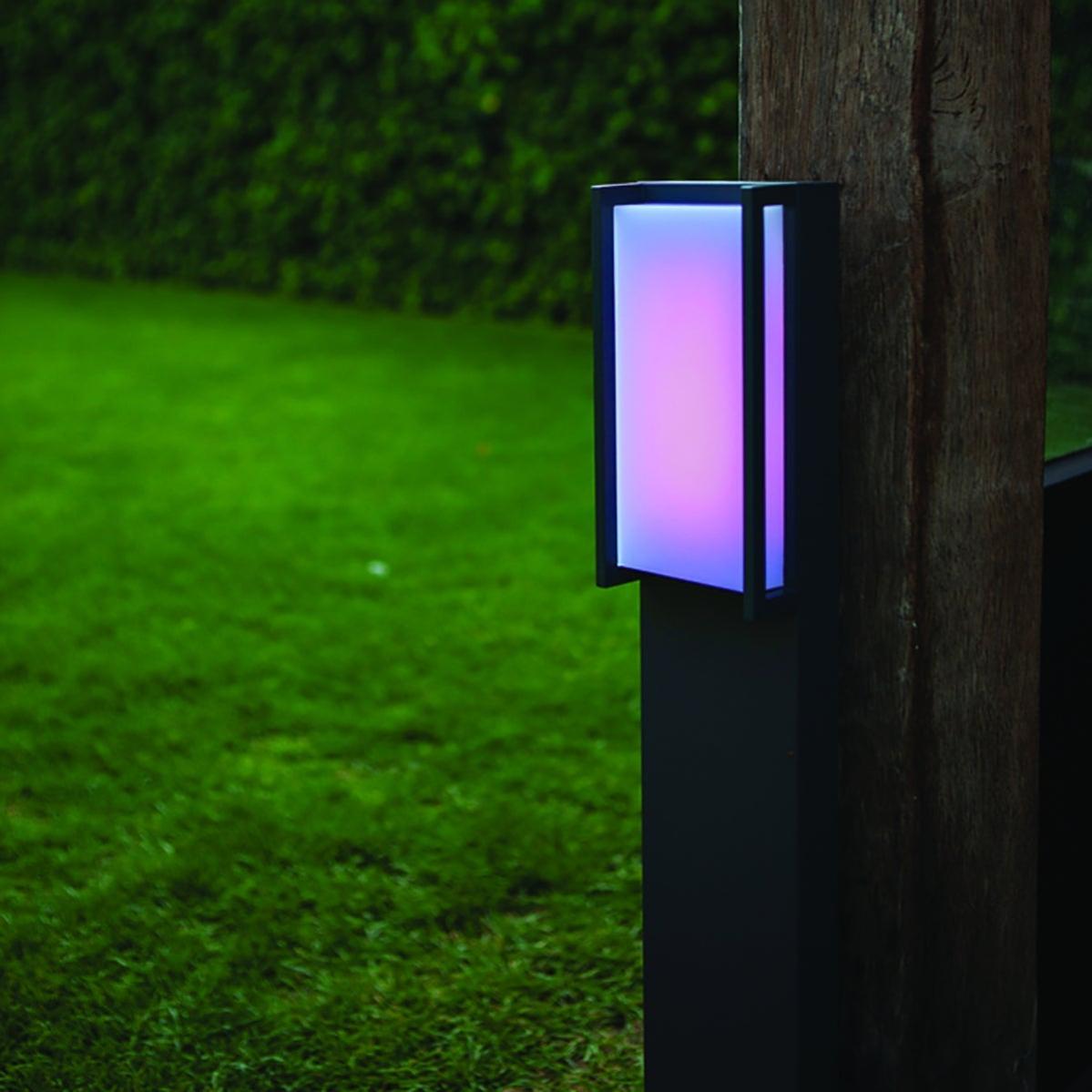 Paletto Per Esterno Led Alluminio Antracite Katun IP54 Trio Lighting