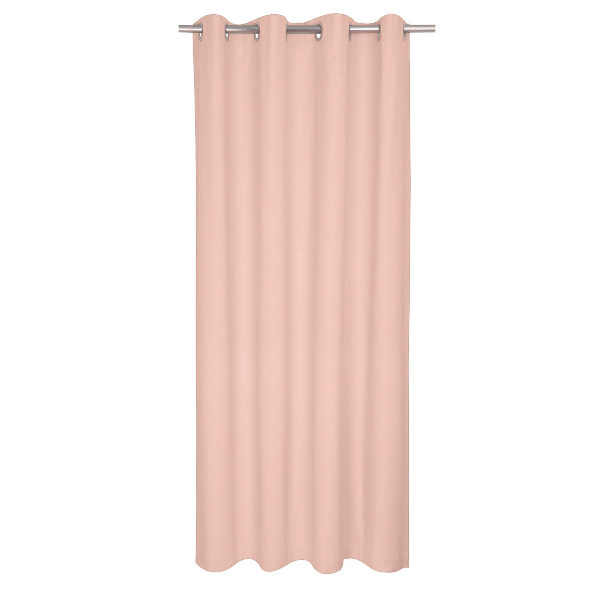 TOPICK Tenda In Voile Con Occhielli - 2 Pannelli, Rosa, 140x145 Cm - Leggera E Traspirante Per Soggiorno E Camera Da Letto