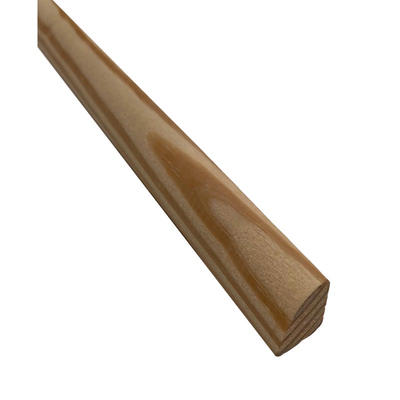1/4 di tondo grezzo pino 2.1 m x 15 mm, Sp 15 mm 25 pezzi