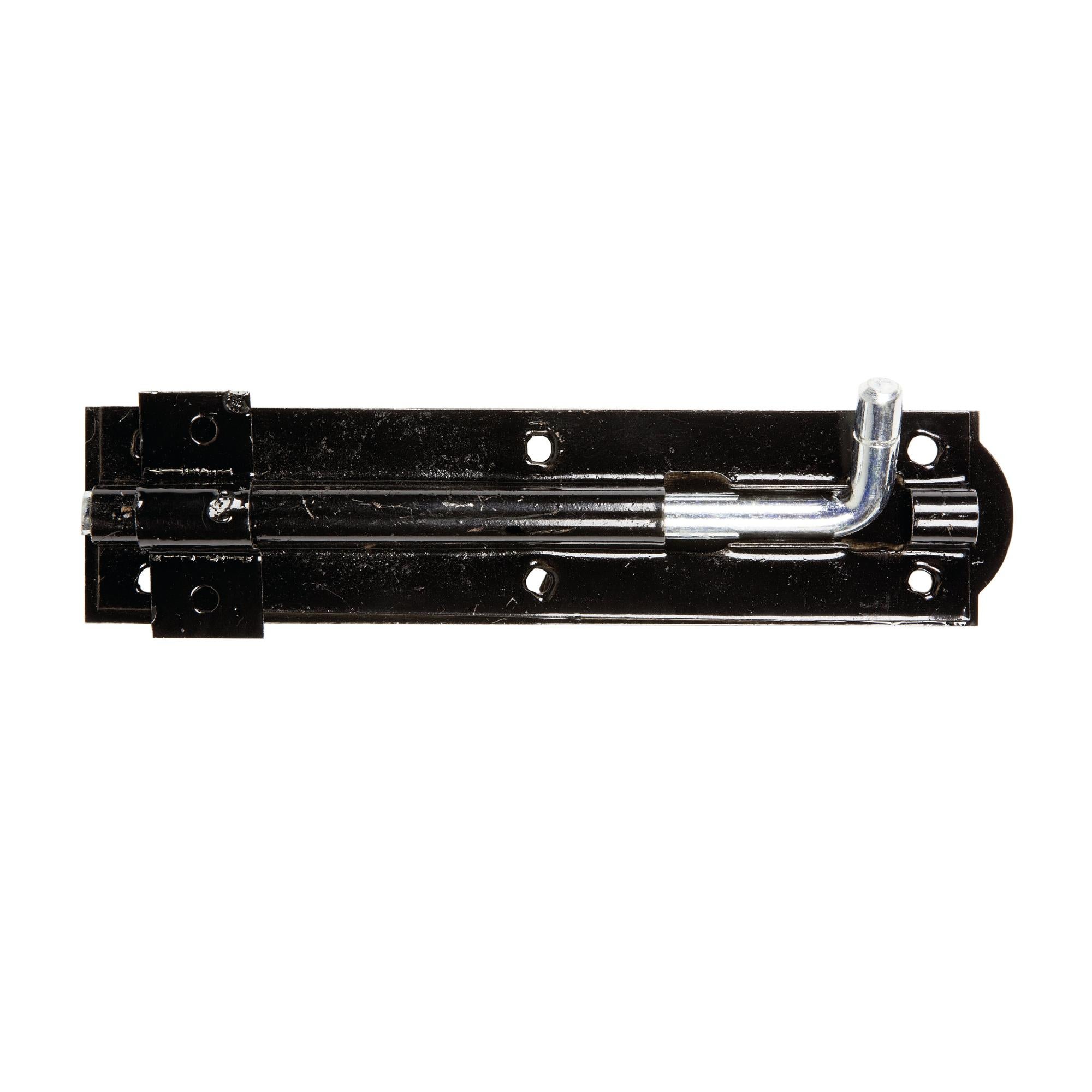 Catenaccio In Acciaio Inox 304 – Barra Da 10 Mm X 125 Mm, Foro Per Lucchetto 7 Mm, Per Porte, Bagno, Cancelli E Scorrevoli, Montaggio Versatile