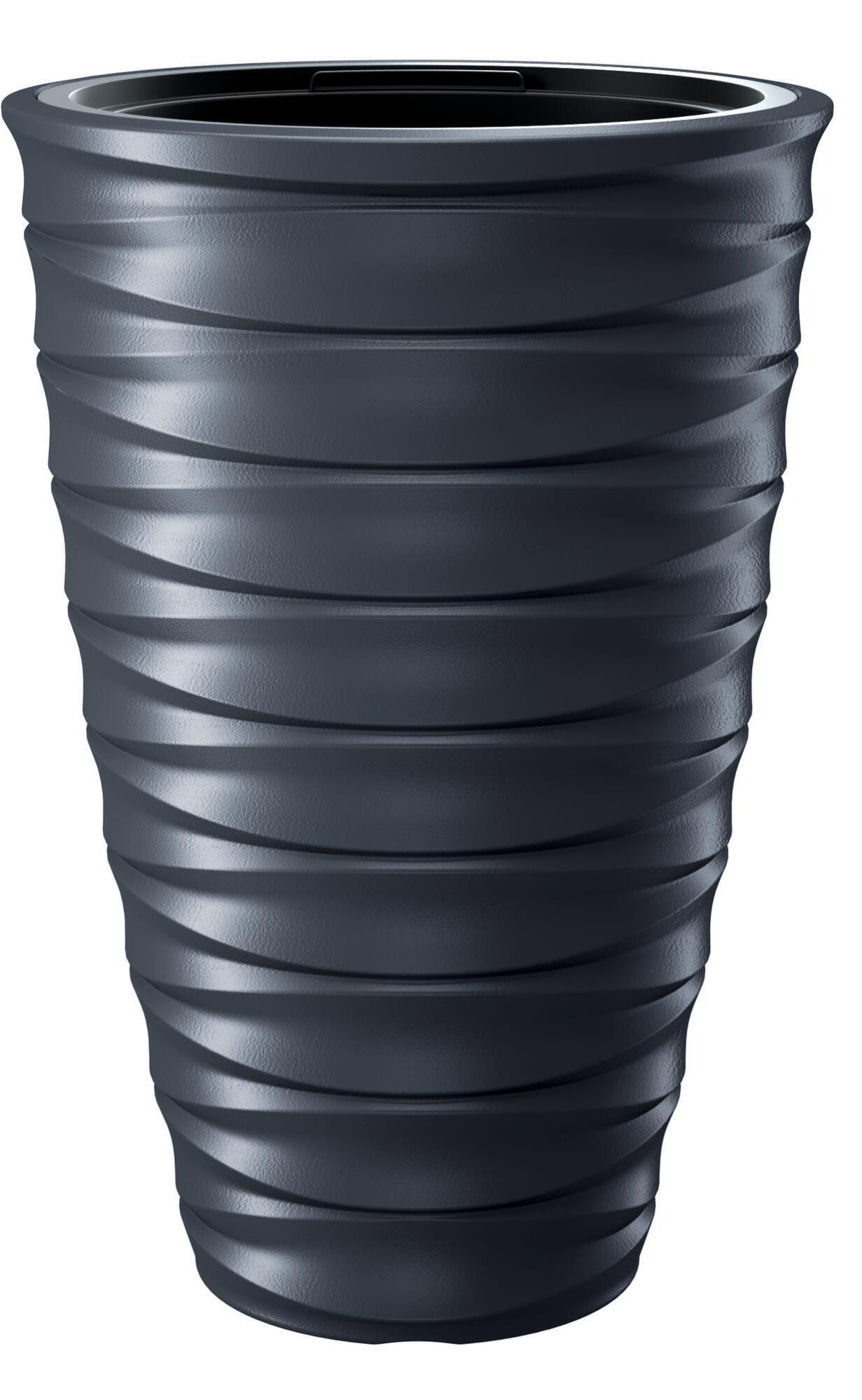 Vaso di fiori rotondo 28,2L Prosperplast Splofy in plastica in colore menta, 39,1 x 33 cm | Leroy Merlin