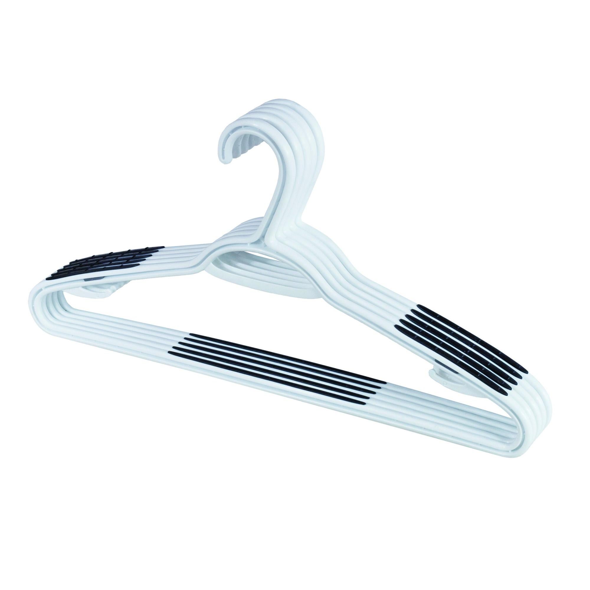 Set 30 Grucce Per Pantaloni In Plastica Riciclata - Appendiabiti Spugna Antiscivolo, Made In Italy - Foto 10