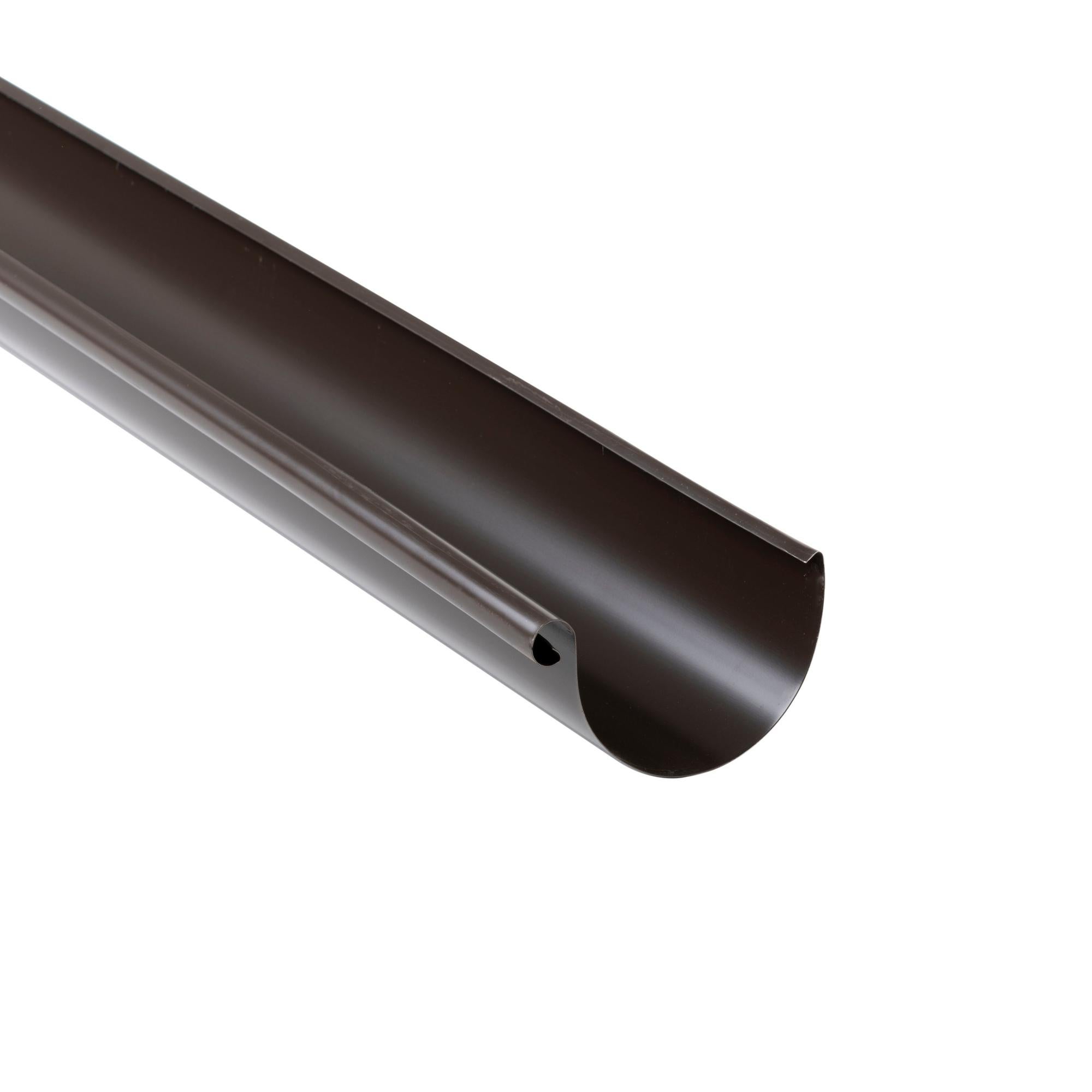 Bocchello Per Grondaia Tipo Firenze In PVC Marrone, Diametro 80 Mm - Per Collegare Tubo A Gronda