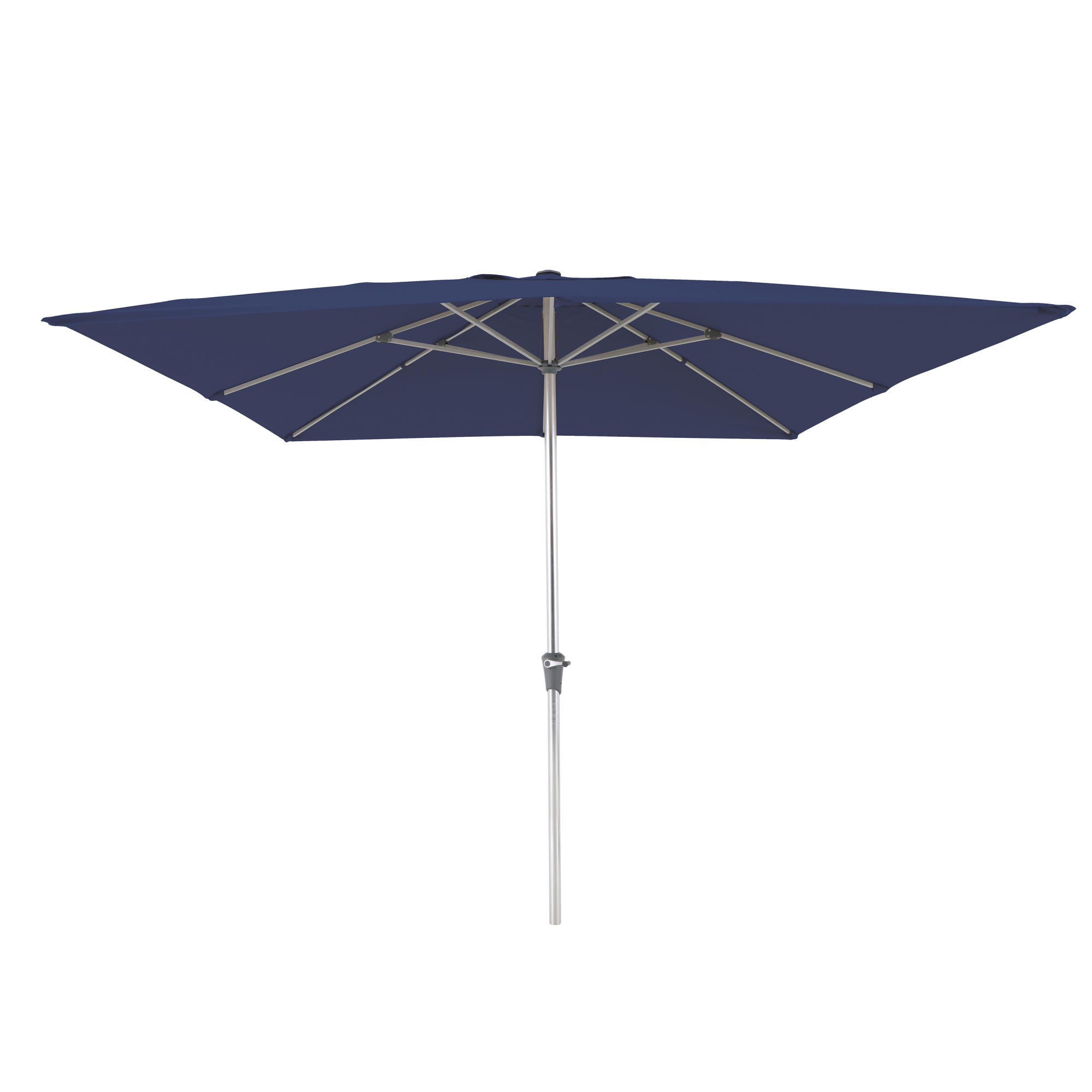 Ombrellone a palo dritto Aura NATERIAL 285X285 cm con telo blu | Leroy ...