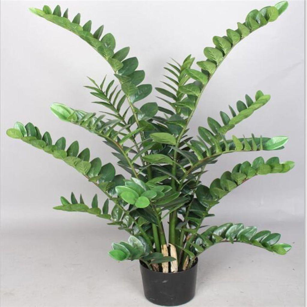 Albero Di Banana Artificiale Grande 88cm 18 Foglie - Pianta Finta Per Soggiorno E Ufficio