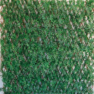 Bosso artificiale siepe a muretto cm 66x22x80h verde sintetico