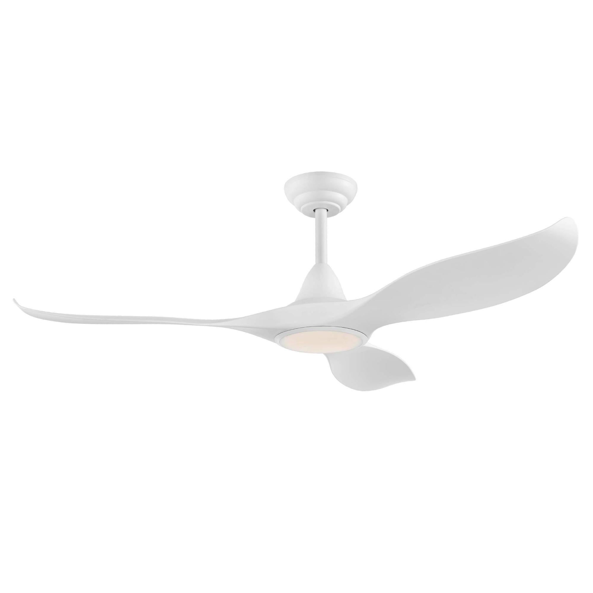 Deckenventilator Mit RGB-Licht – Dimmbar, Fernbedienung, Reversible Flügel, 20W Motor + 40W LED